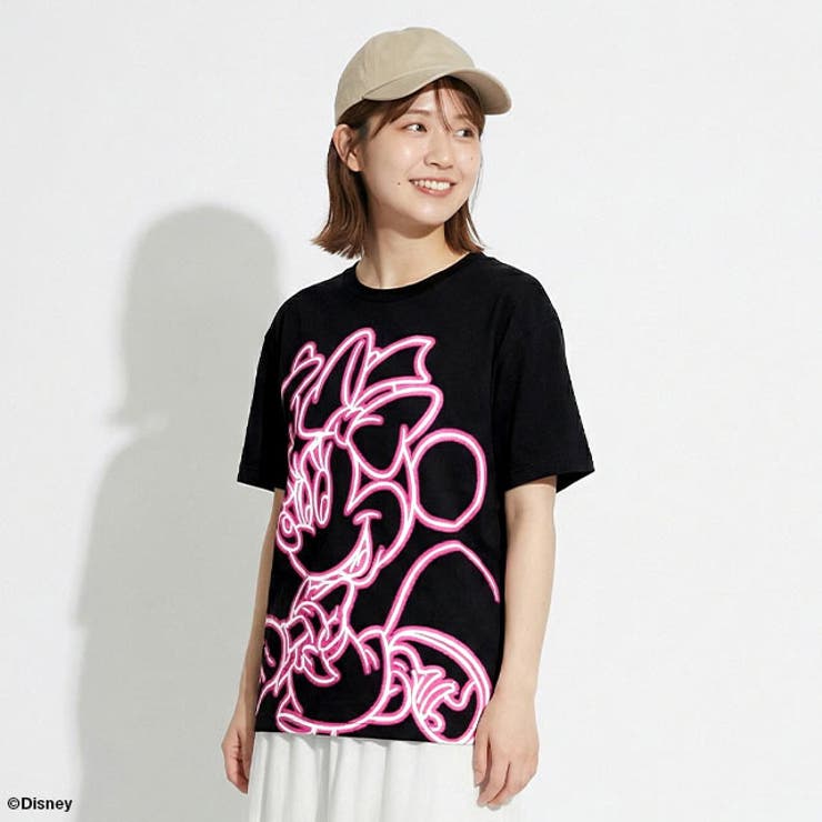 親子お揃い ディズニー ネオン蓄光Tシャツ 1488A | BABYDOLL | 詳細画像4 