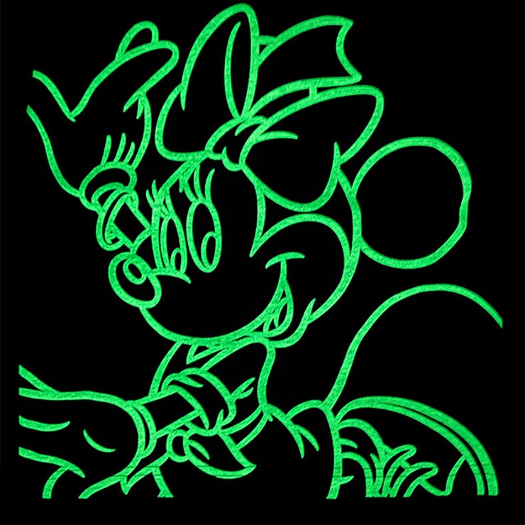 親子お揃い ディズニー ネオン蓄光Tシャツ 1488A | BABYDOLL | 詳細画像10 