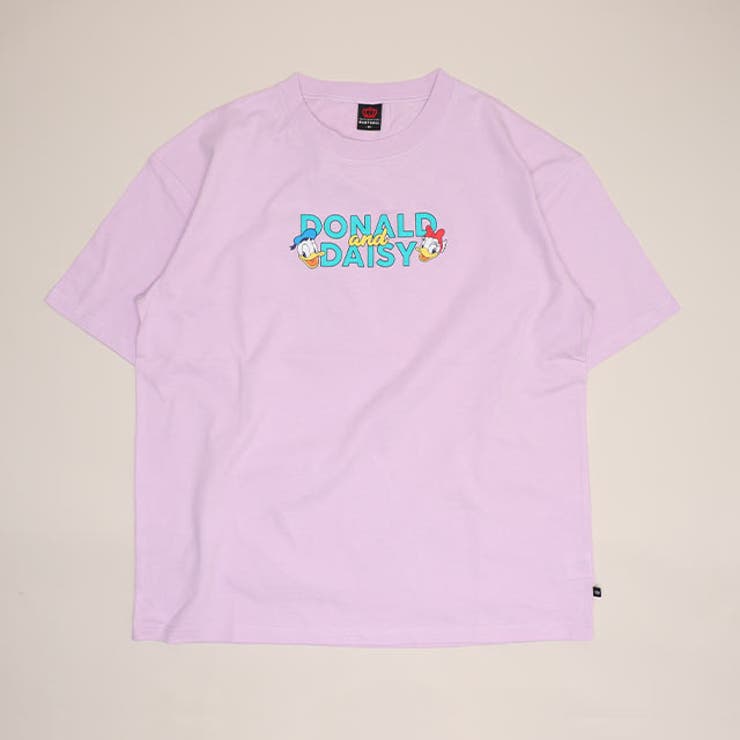 ドナルド＆デイジー/パープル | 親子お揃い ディズニー バックキャラクターTシャツ 1489A | BABYDOLL