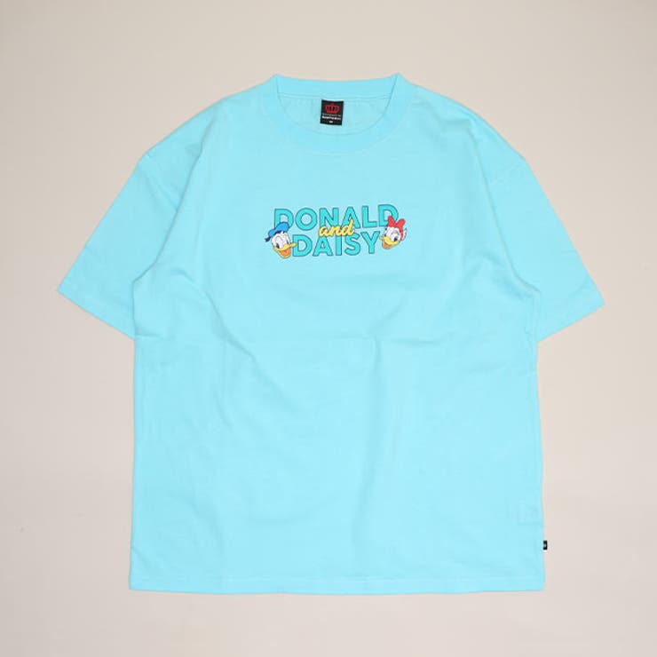 ドナルド＆デイジー/ライトブルー | 親子お揃い ディズニー バックキャラクターTシャツ 1489A | BABYDOLL