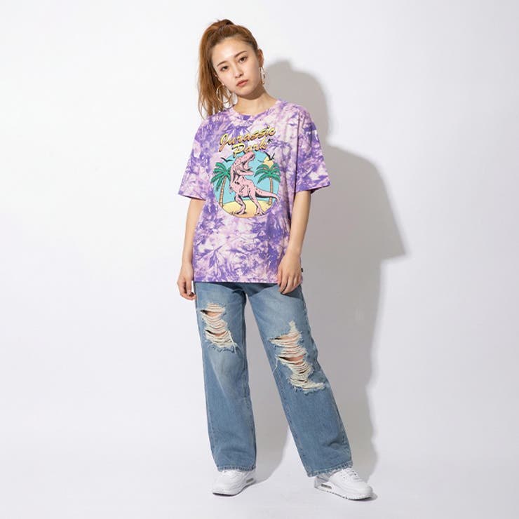 親子お揃い ジュラシック・パーク タイダイTシャツ 1491A | BABYDOLL | 詳細画像2 