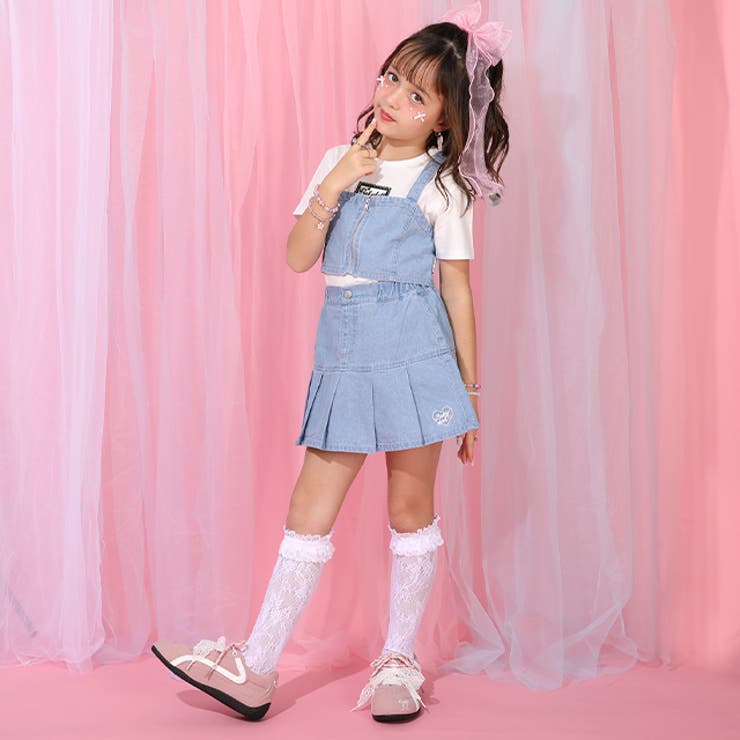 デニムビスチェ付Tシャツ 1527K （ボトムス別売） | BABYDOLL | 詳細画像4 