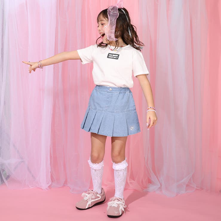 デニムビスチェ付Tシャツ 1527K （ボトムス別売） | BABYDOLL | 詳細画像8 