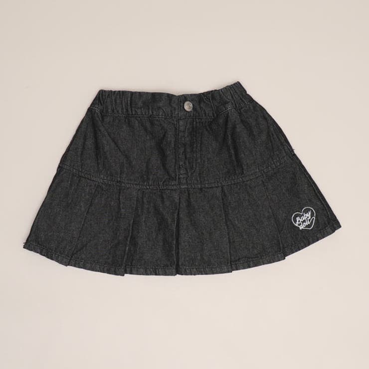 グレー | デニムプリーツスカート 1528K （トップス別売） | BABYDOLL