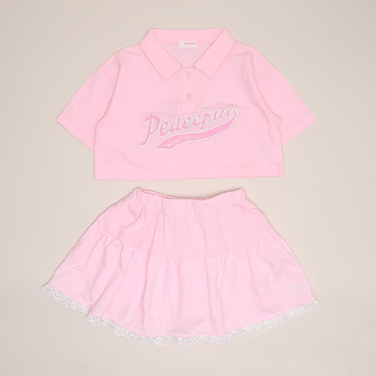 ソフトピンク | ポロ×チュールスカートセットアップ 1529K | BABYDOLL