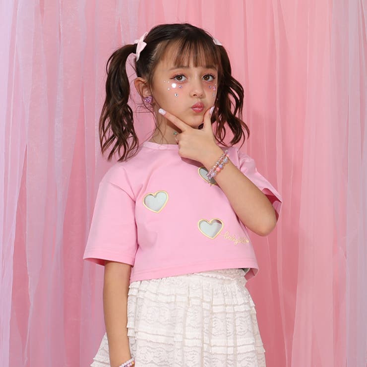 キャミソール付ハートTシャツ 1532K | BABYDOLL | 詳細画像5 