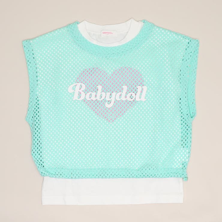 エバーグリーン | メッシュレイヤードTシャツ 1538K | BABYDOLL