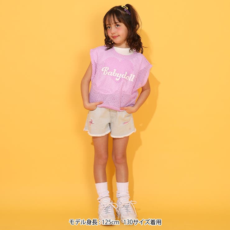 メッシュレイヤードTシャツ 1538K | BABYDOLL | 詳細画像2 