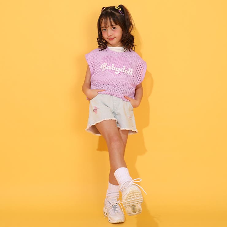 メッシュレイヤードTシャツ 1538K | BABYDOLL | 詳細画像5 