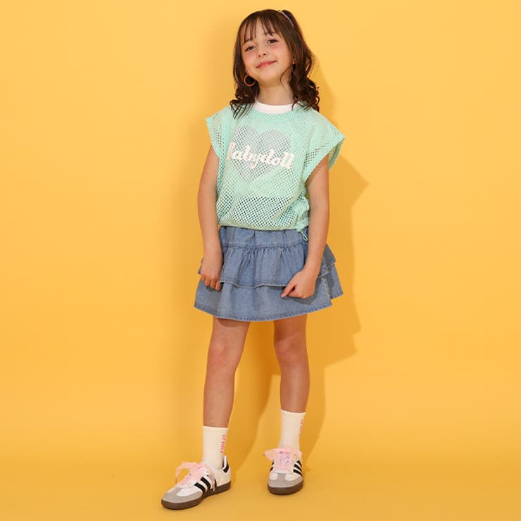 メッシュレイヤードTシャツ 1538K | BABYDOLL | 詳細画像7 