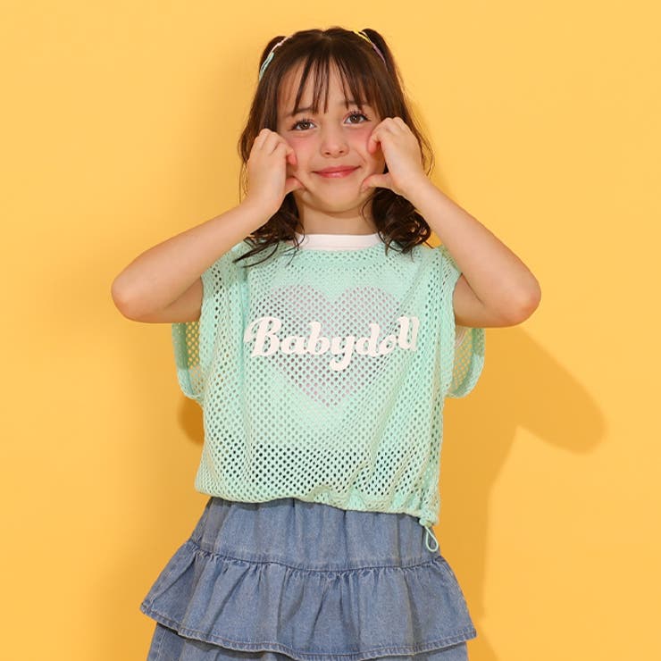 メッシュレイヤードTシャツ 1538K | BABYDOLL | 詳細画像9 
