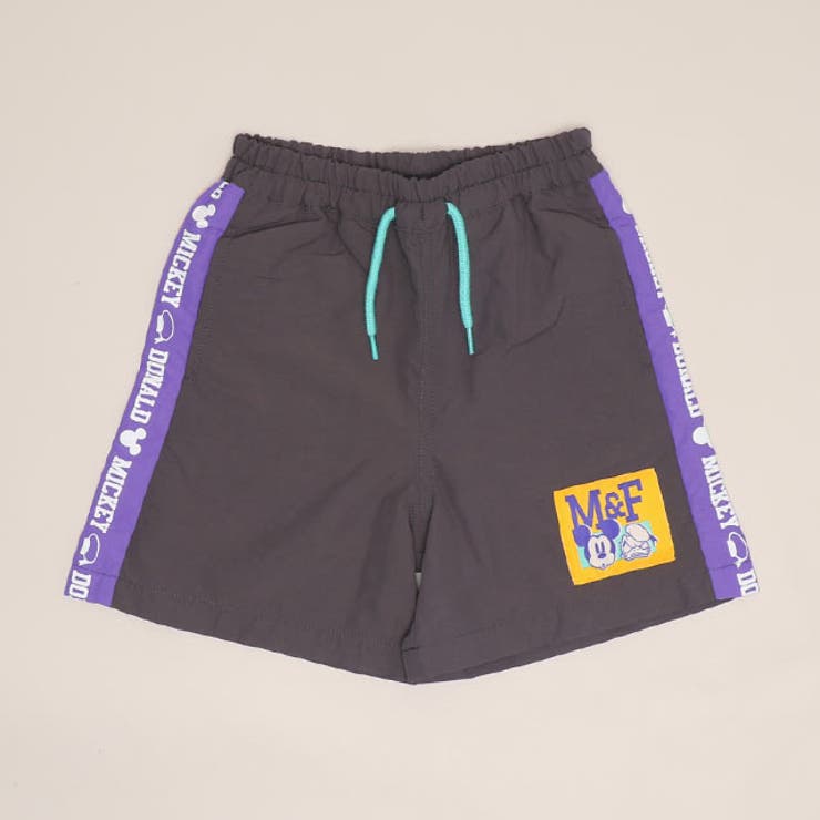 チャコール | ディズニー 水陸両用ラインハーフパンツ 1543K | BABYDOLL