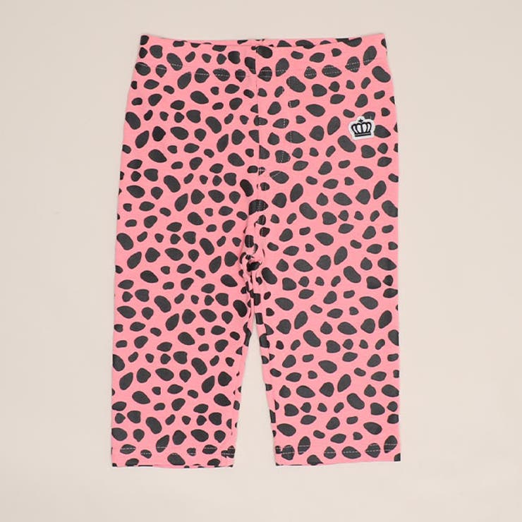 ダルメシアンピンク | ウルトラストレッチ6分丈パンツ 総柄 1553K | BABYDOLL