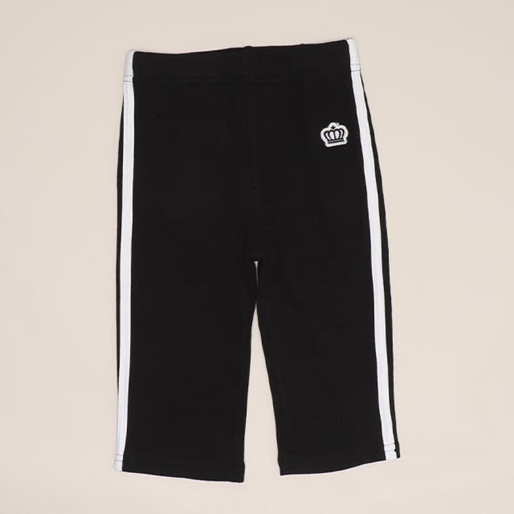 ラインブラック | ウルトラストレッチ6分丈パンツ 総柄 1553K | BABYDOLL