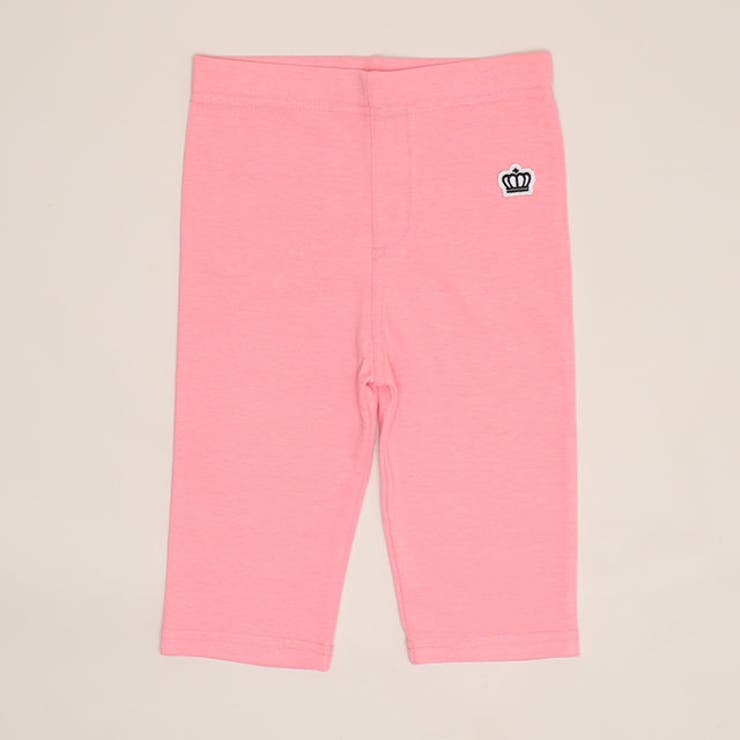 ソフトピンク | ウルトラストレッチ6分丈パンツ-無地 1554K | BABYDOLL