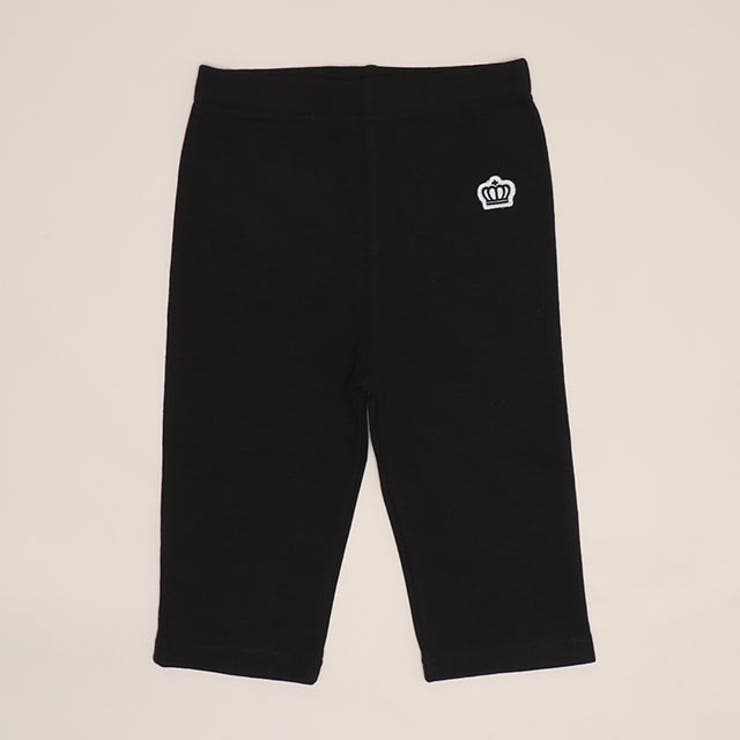 ブラック | ウルトラストレッチ6分丈パンツ-無地 1554K | BABYDOLL