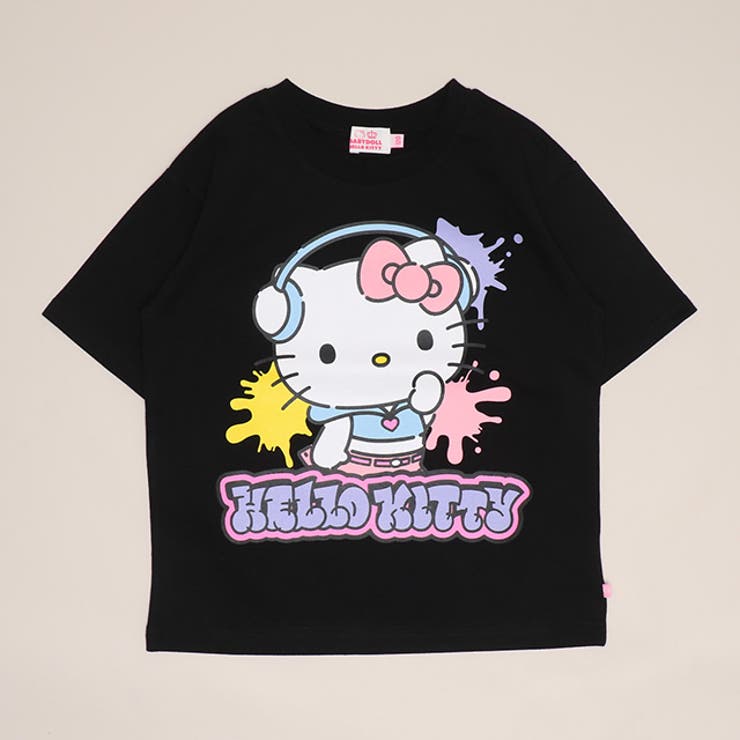 ハローキティ | 親子お揃い サンリオ ペイントTシャツ 1555K | BABYDOLL