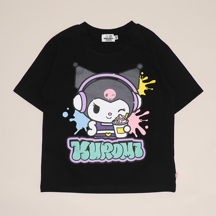 クロミ | 親子お揃い サンリオ ペイントTシャツ 1555K | BABYDOLL