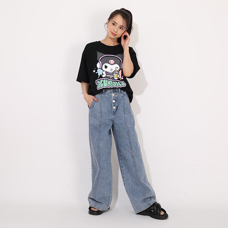 親子お揃い サンリオ ペイントTシャツ 1555A | BABYDOLL | 詳細画像8 