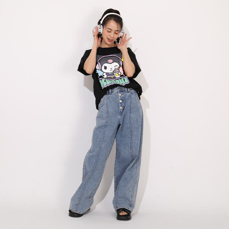 親子お揃い サンリオ ペイントTシャツ 1555A | BABYDOLL | 詳細画像9 