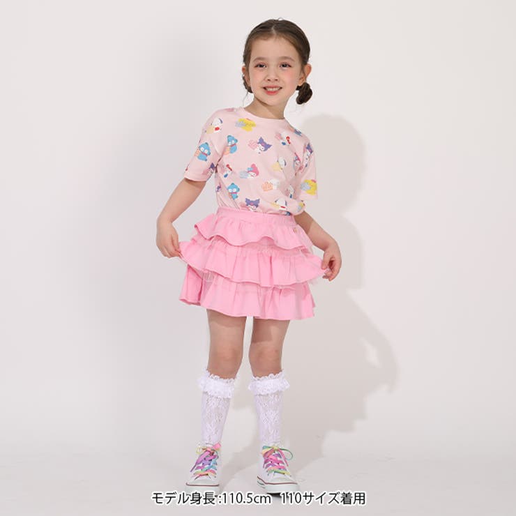 サンリオ パステル総柄Tシャツ 1557K | BABYDOLL | 詳細画像2 