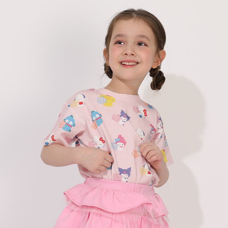 サンリオ パステル総柄Tシャツ 1557K | BABYDOLL | 詳細画像5 