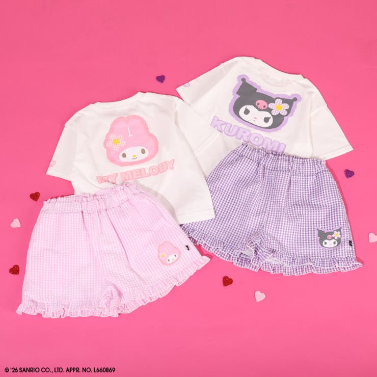 サンリオ ギンガムチェックセットアップ 1558K | BABYDOLL | 詳細画像8 