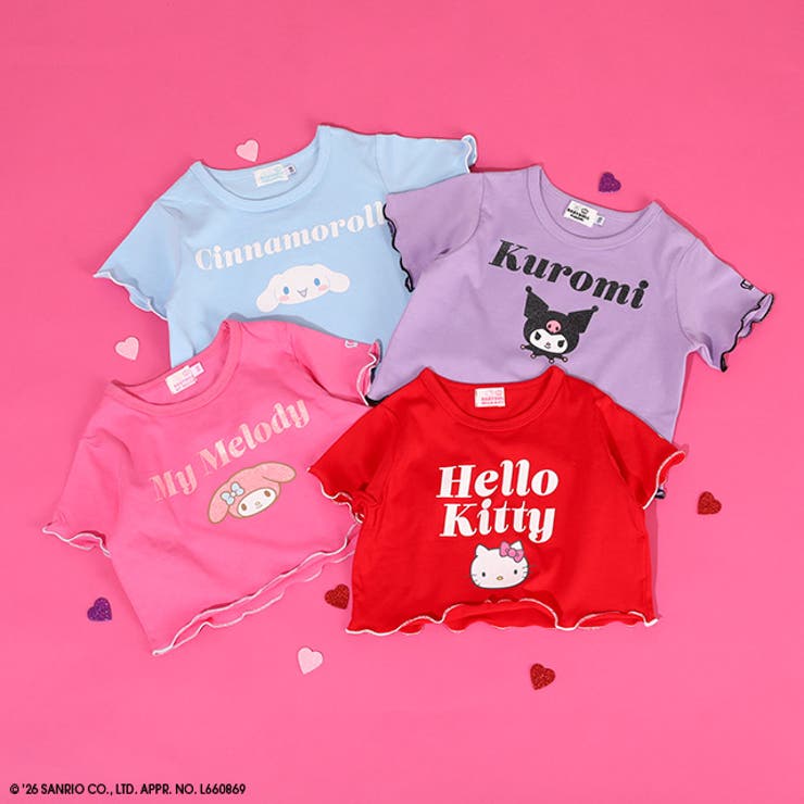 サンリオ メロウクロップドTシャツ 1566K | BABYDOLL | 詳細画像4 