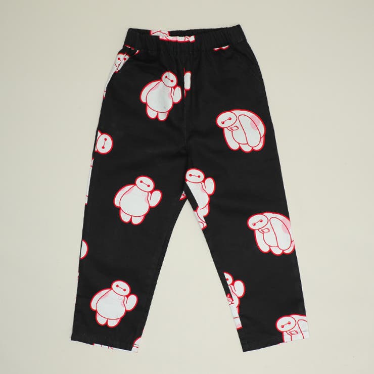 ブラック | ディズニー ベイマックス キャラクター総柄ロングパンツ 1570K | BABYDOLL