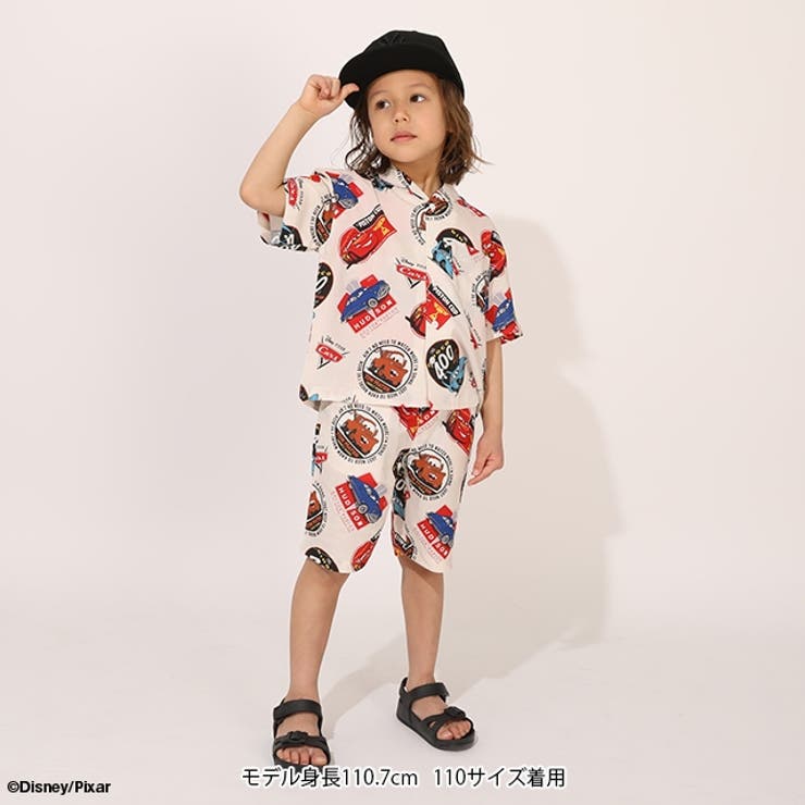 ディズニー カーズ 総柄シャツセットアップ 1579K | BABYDOLL | 詳細画像2 