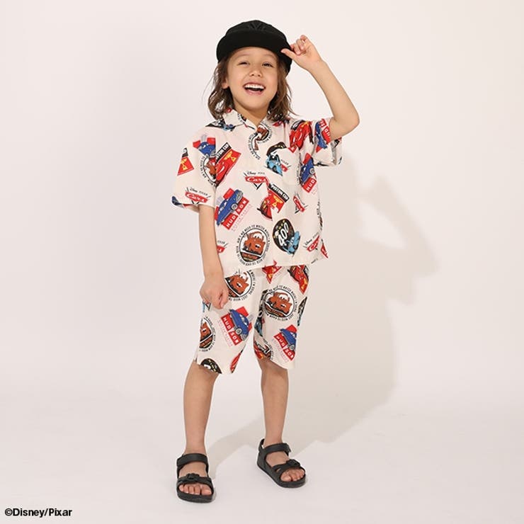 ディズニー カーズ 総柄シャツセットアップ 1579K | BABYDOLL | 詳細画像4 