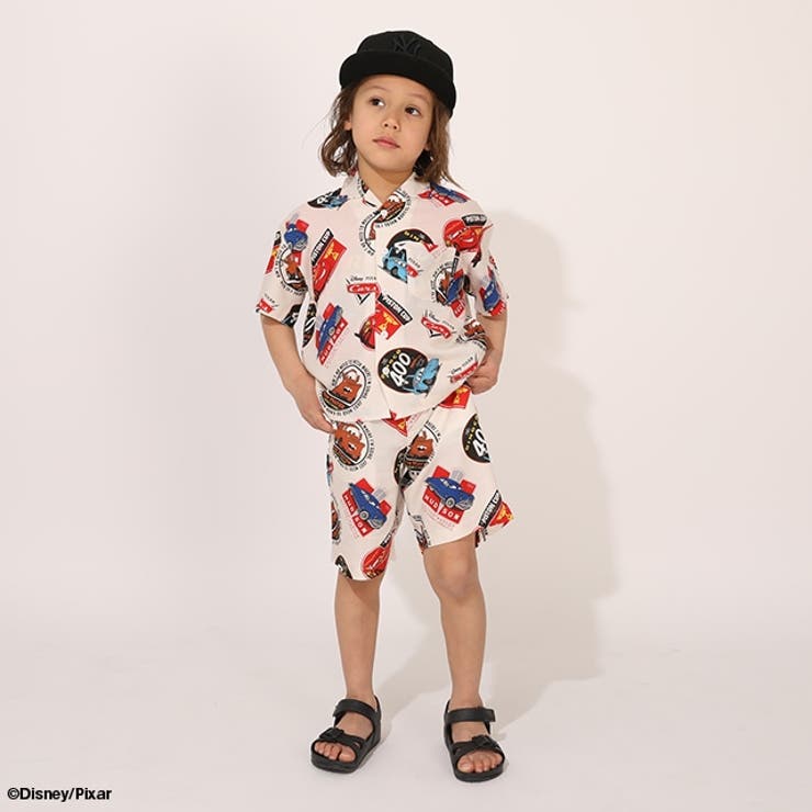 ディズニー カーズ 総柄シャツセットアップ 1579K | BABYDOLL | 詳細画像5 