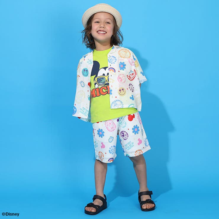 親子お揃い ディズニー リゾート柄レンチキュラーTシャツ 1587K | BABYDOLL | 詳細画像4 