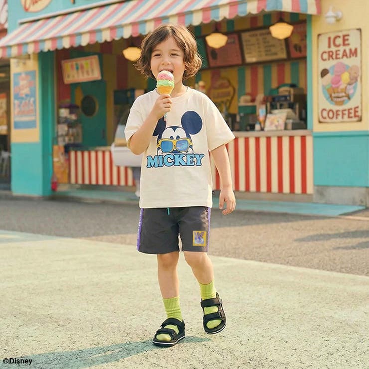 親子お揃い ディズニー リゾート柄レンチキュラーTシャツ 1587K | BABYDOLL | 詳細画像19 