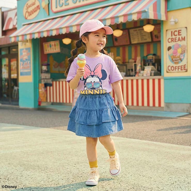 親子お揃い ディズニー リゾート柄レンチキュラーTシャツ 1587K | BABYDOLL | 詳細画像21 