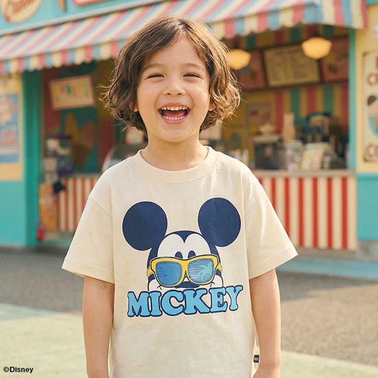 親子お揃い ディズニー リゾート柄レンチキュラーTシャツ 1587K | BABYDOLL | 詳細画像22 