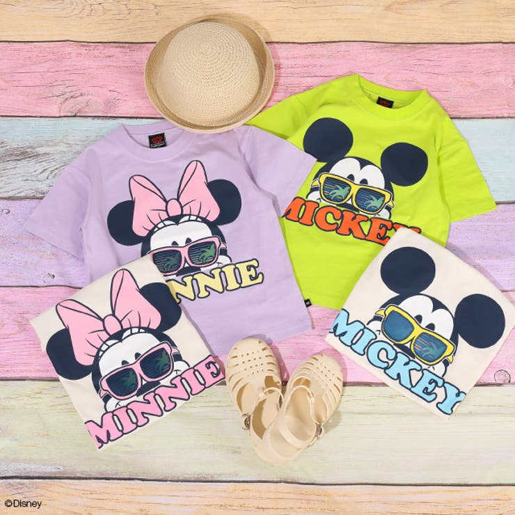 親子お揃い ディズニー リゾート柄レンチキュラーTシャツ 1587K | BABYDOLL | 詳細画像27 