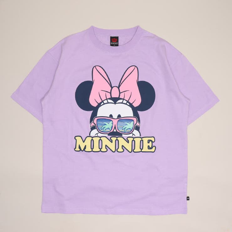 ミニー/パープル | 親子お揃い ディズニー リゾート柄レンチキュラーTシャツ 1587A | BABYDOLL