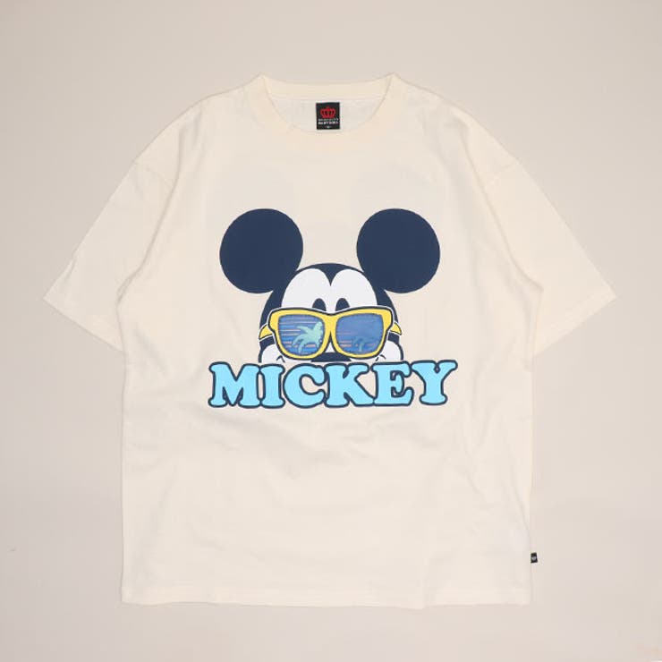 ミッキー/ホワイト | 親子お揃い ディズニー リゾート柄レンチキュラーTシャツ 1587A | BABYDOLL