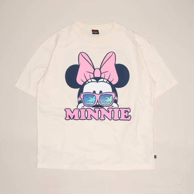 ミニー/ホワイト | 親子お揃い ディズニー リゾート柄レンチキュラーTシャツ 1587A | BABYDOLL