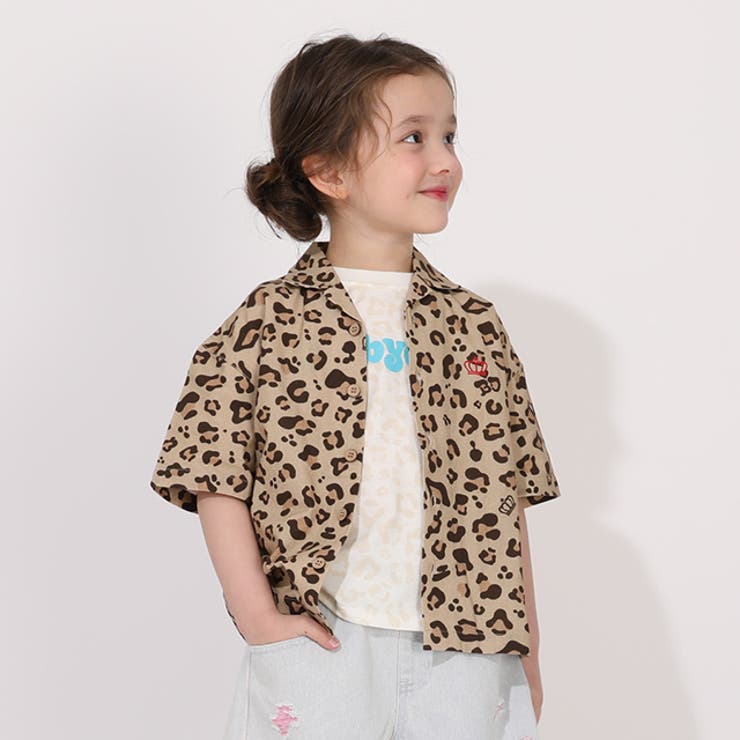 親子お揃い リゾート総柄半袖シャツ 1609K | BABYDOLL | 詳細画像8 