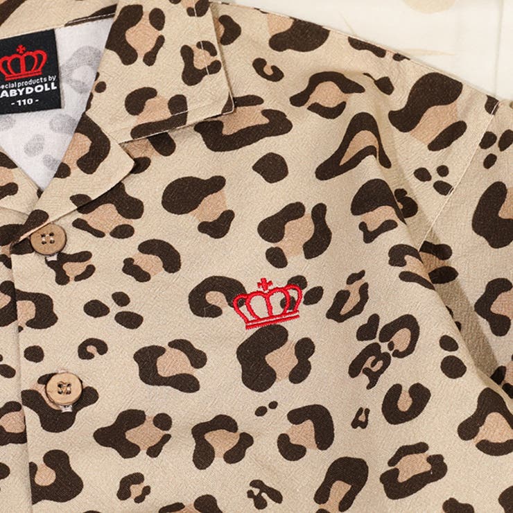 親子お揃い リゾート総柄半袖シャツ 1609K | BABYDOLL | 詳細画像12 