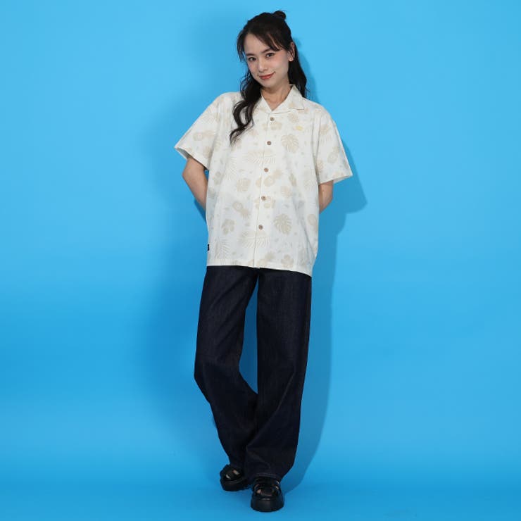 親子お揃い リゾート総柄半袖シャツ 1609A | BABYDOLL | 詳細画像4 