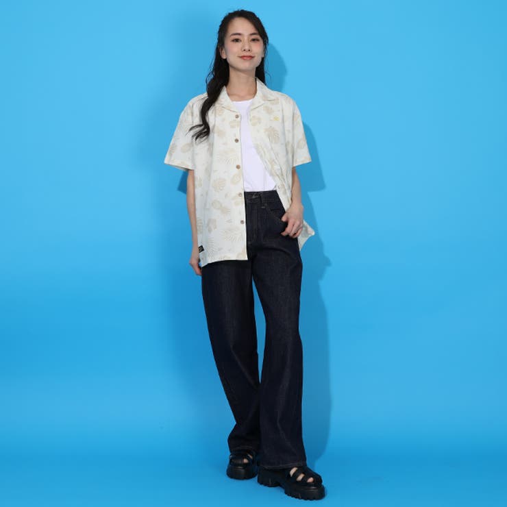 親子お揃い リゾート総柄半袖シャツ 1609A | BABYDOLL | 詳細画像6 