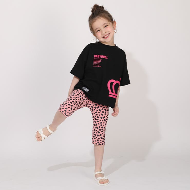 親子お揃い ネオンバックロゴTシャツ 1619K | BABYDOLL | 詳細画像4 