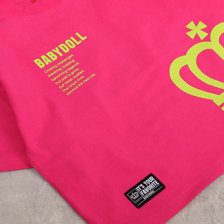 親子お揃い ネオンバックロゴTシャツ 1619K | BABYDOLL | 詳細画像20 