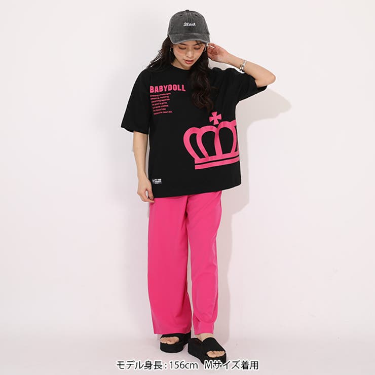 親子お揃い ネオンバックロゴTシャツ 1619A | BABYDOLL | 詳細画像2 