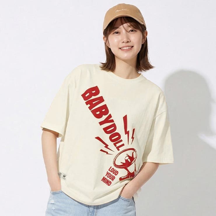 親子お揃い メガホンTシャツ 1623A | BABYDOLL | 詳細画像5 