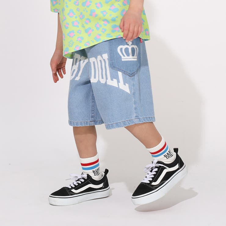 アーチロゴデニムハーフパンツ 1631K | BABYDOLL | 詳細画像5 