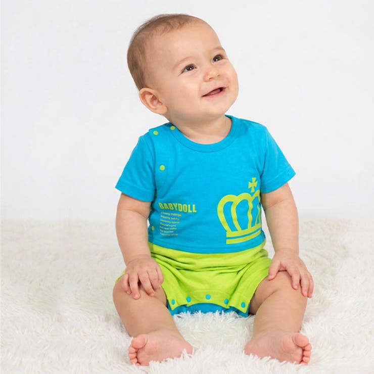 ネオンバックロゴロンパース 1642B | BABYDOLL | 詳細画像2 